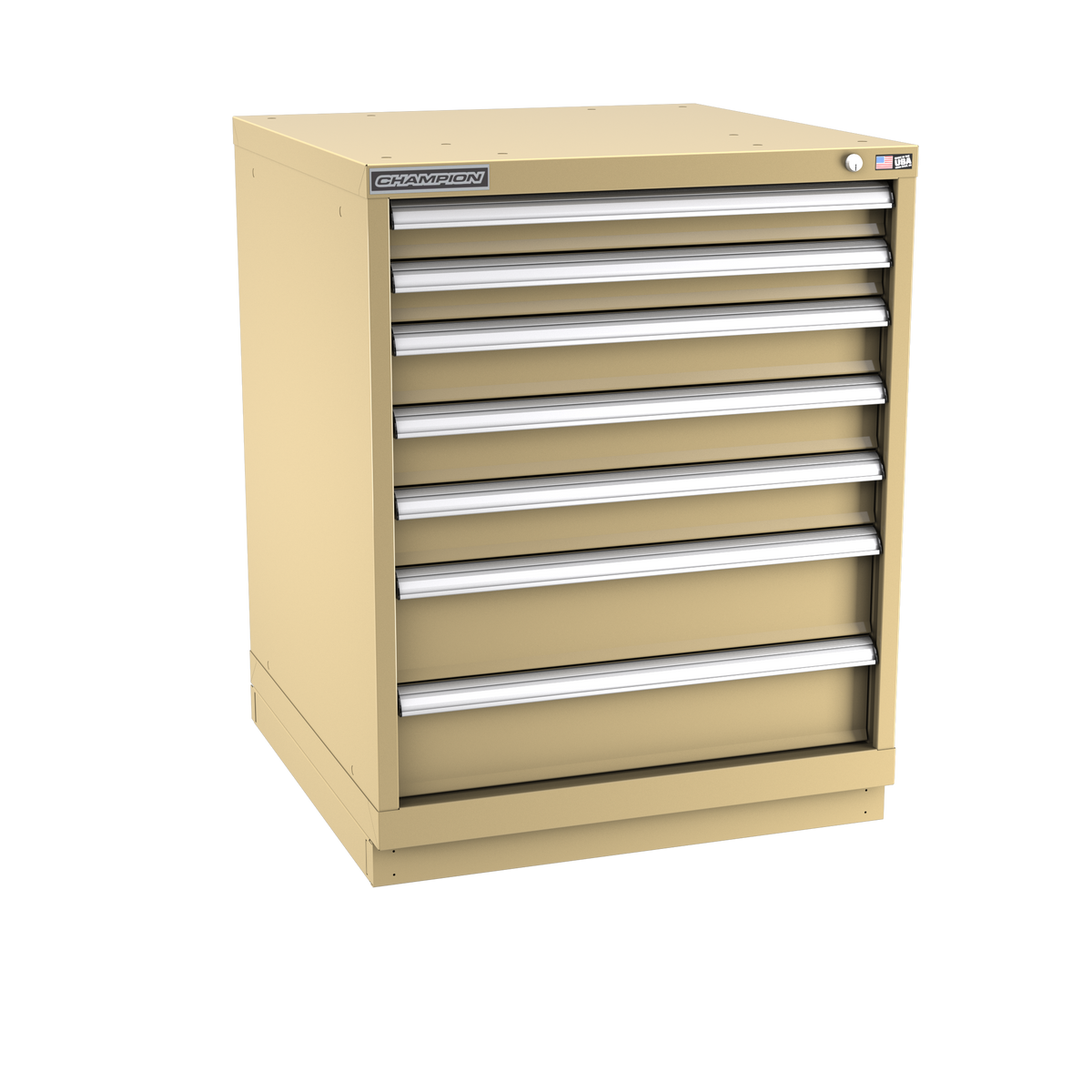 7-Drawer Modular Cabinet SW0702 | 28-1/4"W x 35-7/8"H x 28-1/2"D beige