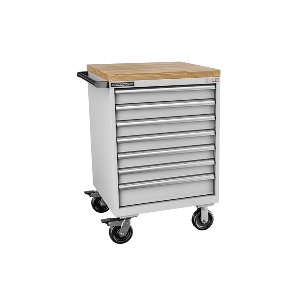 7-Drawer Mobile Modular Cabinet SW0702IL | 28-1/4"W x 43-1/4"H x 28-1/2"D light grey