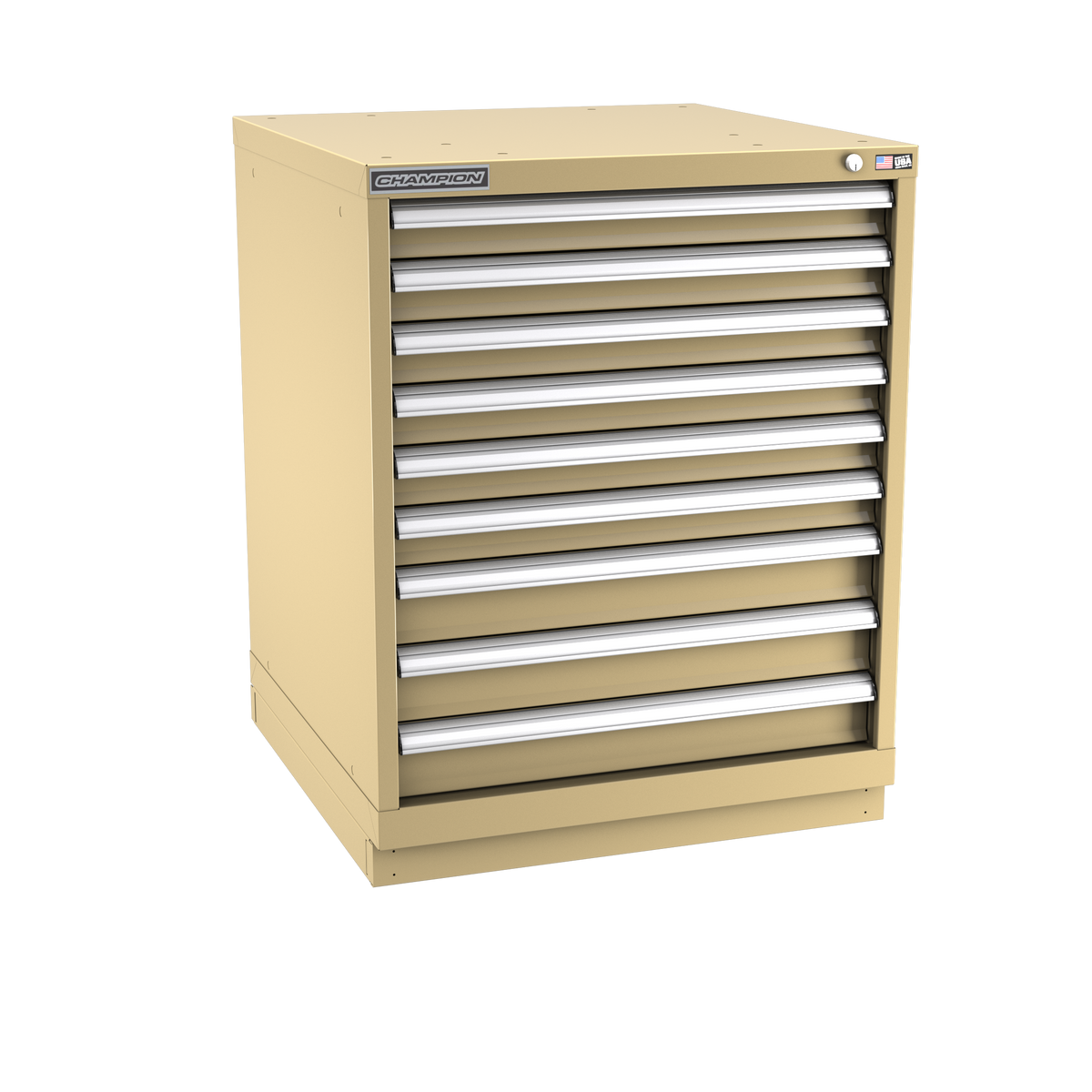 9-Drawer Modular Cabinet SW0901 | 28-1/4"W x 35-7/8"H x 28-1/2"D beige