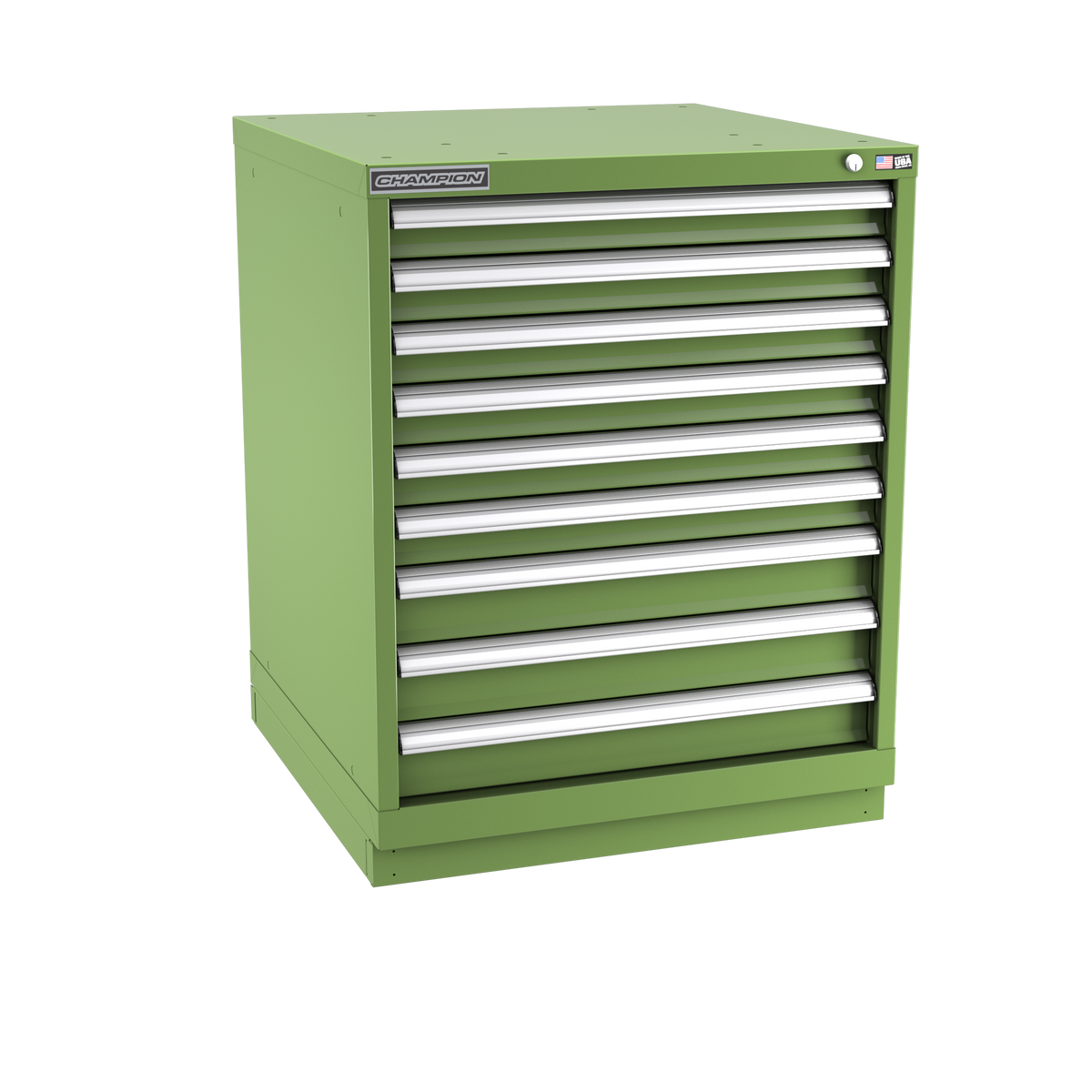 9-Drawer Modular Cabinet SW0901 | 28-1/4"W x 35-7/8"H x 28-1/2"D vista green