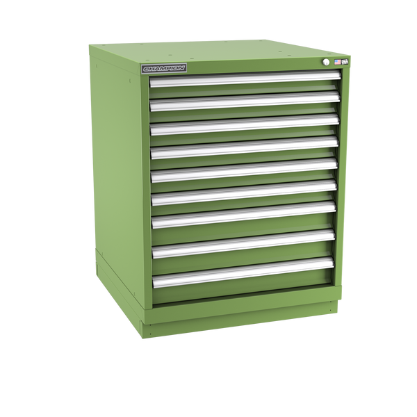 9-Drawer Modular Cabinet SW0901 | 28-1/4"W x 35-7/8"H x 28-1/2"D vista green