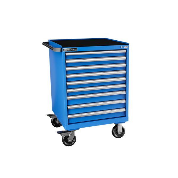 9-Drawer Mobile Modular Cabinet SW0901IL | 28-1/4"W x 42-1/4"H x 28-1/2"D bright blue