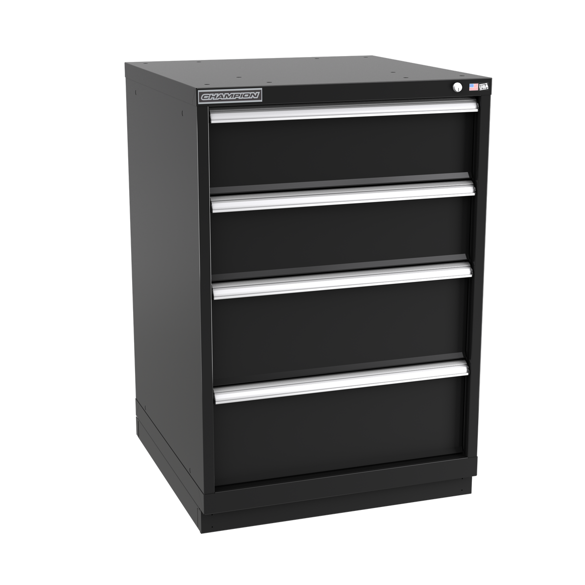 4-Drawer Modular Cabinet SW0401 | 28-1/4"W x 41-3/4"H x 28-1/2"D black