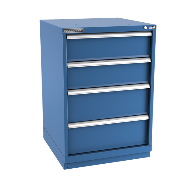 4-Drawer Modular Cabinet SW0401 | 28-1/4"W x 41-3/4"H x 28-1/2"D dark blue