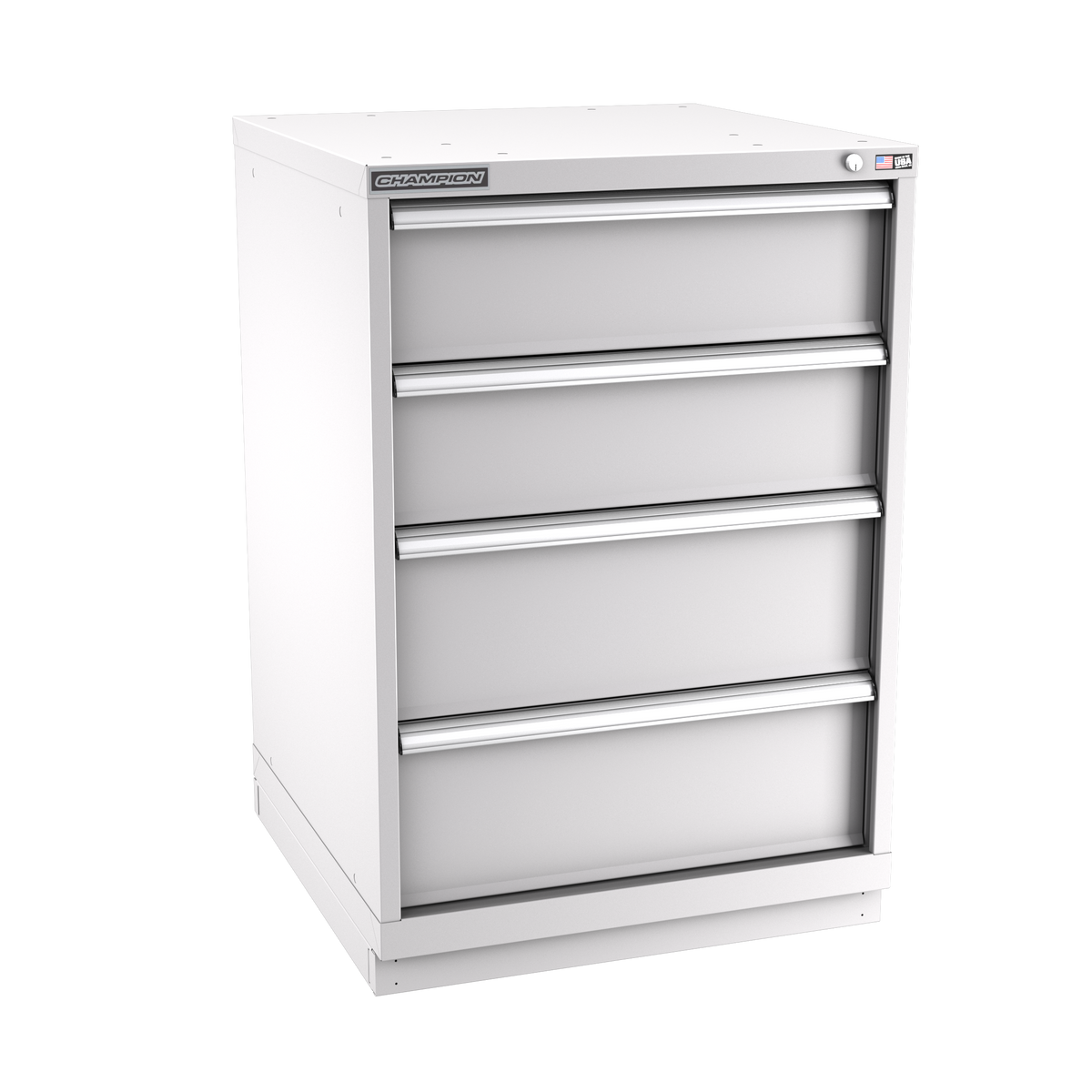 4-Drawer Modular Cabinet SW0401 | 28-1/4"W x 41-3/4"H x 28-1/2"D light grey