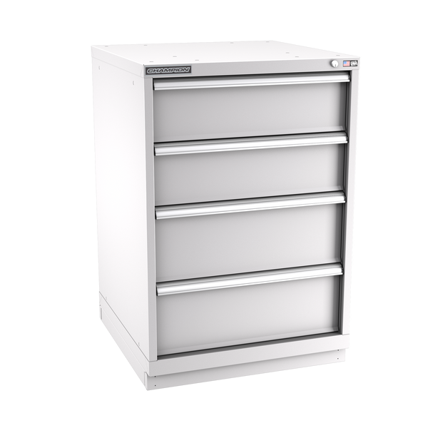 4-Drawer Modular Cabinet SW0401 | 28-1/4"W x 41-3/4"H x 28-1/2"D light grey