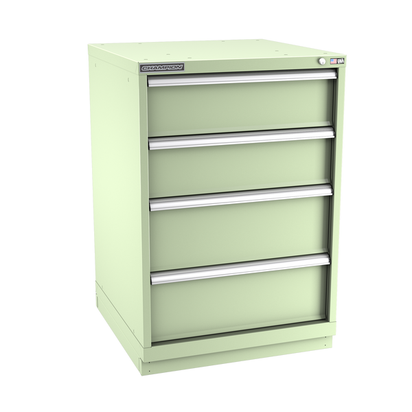 4-Drawer Modular Cabinet SW0401 | 28-1/4"W x 41-3/4"H x 28-1/2"D seafoam green