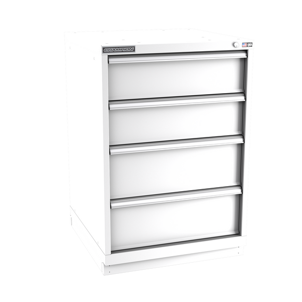 4-Drawer Modular Cabinet SW0401 | 28-1/4"W x 41-3/4"H x 28-1/2"D white