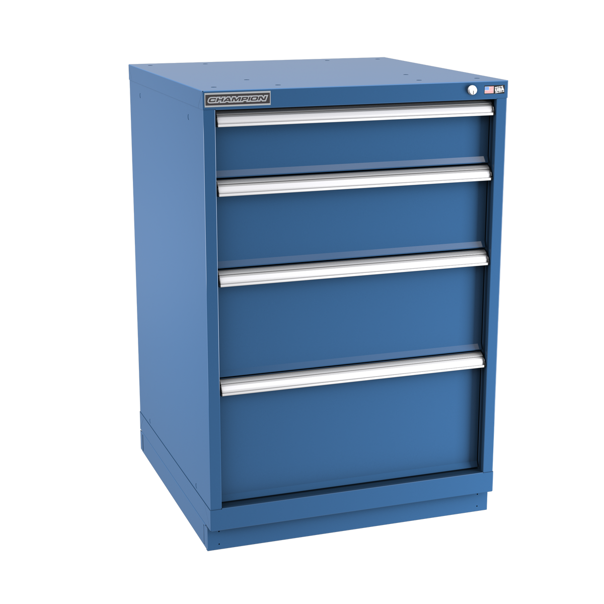 4-Drawer Modular Cabinet SW0402 | 28-1/4"W x 41-3/4"H x 28-1/2"D dark blue