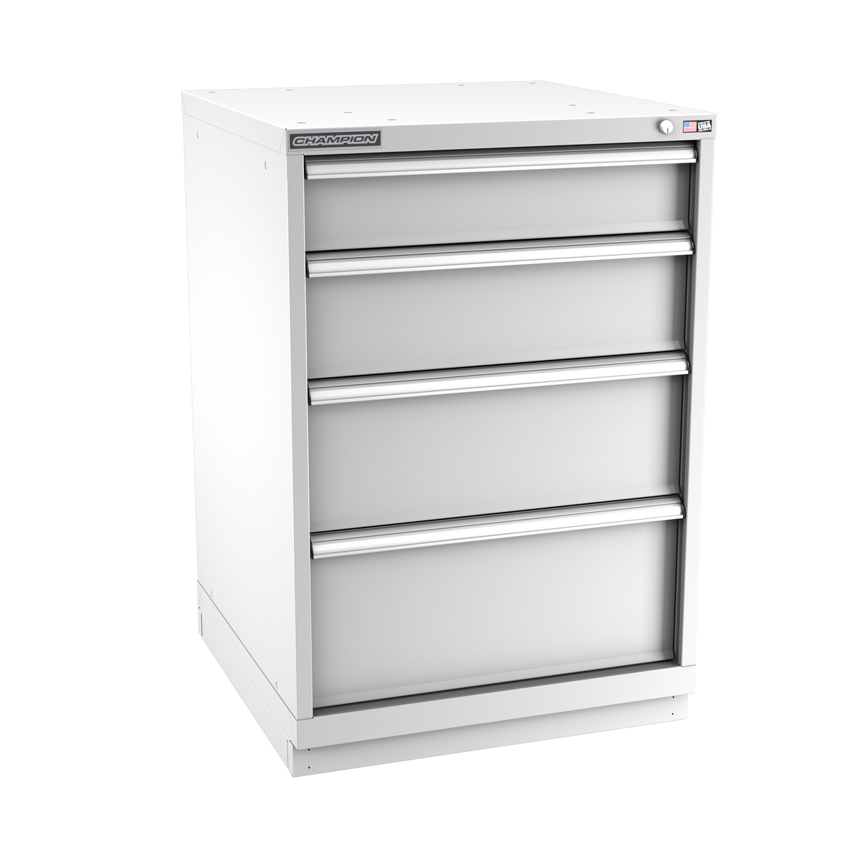 4-Drawer Modular Cabinet SW0402 | 28-1/4"W x 41-3/4"H x 28-1/2"D light grey