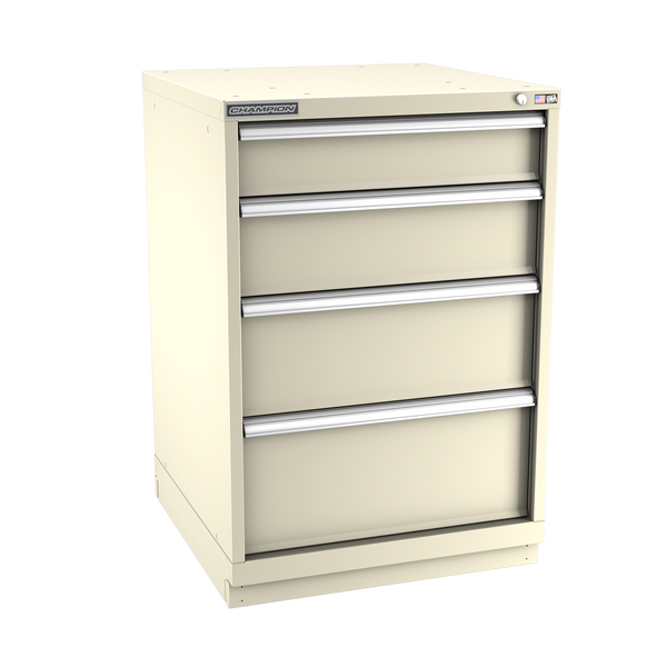 4-Drawer Modular Cabinet SW0402 | 28-1/4"W x 41-3/4"H x 28-1/2"D sand