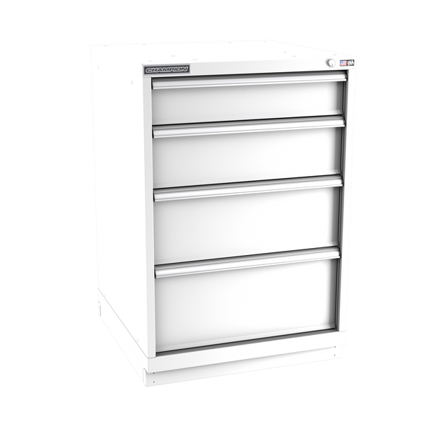 4-Drawer Modular Cabinet SW0402 | 28-1/4"W x 41-3/4"H x 28-1/2"D white