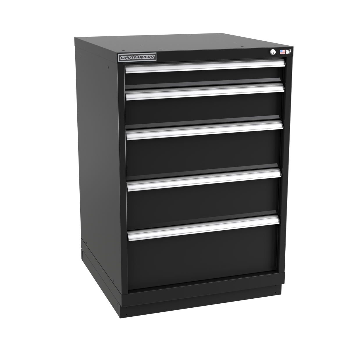 5-Drawer Modular Cabinet SW0501 | 28-1/4"W x 41-3/4"H x 28-1/2"D black