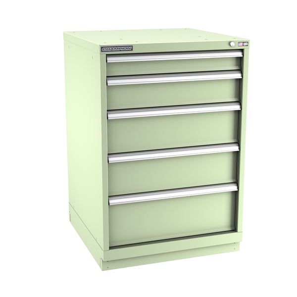 5-Drawer Modular Cabinet SW0501 | 28-1/4"W x 41-3/4"H x 28-1/2"D seafoam green