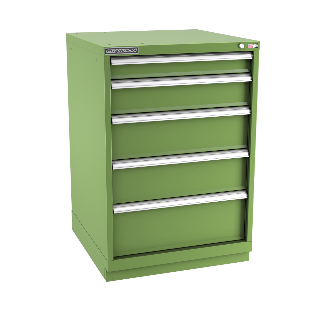 5-Drawer Modular Cabinet SW0501 | 28-1/4"W x 41-3/4"H x 28-1/2"D vista green