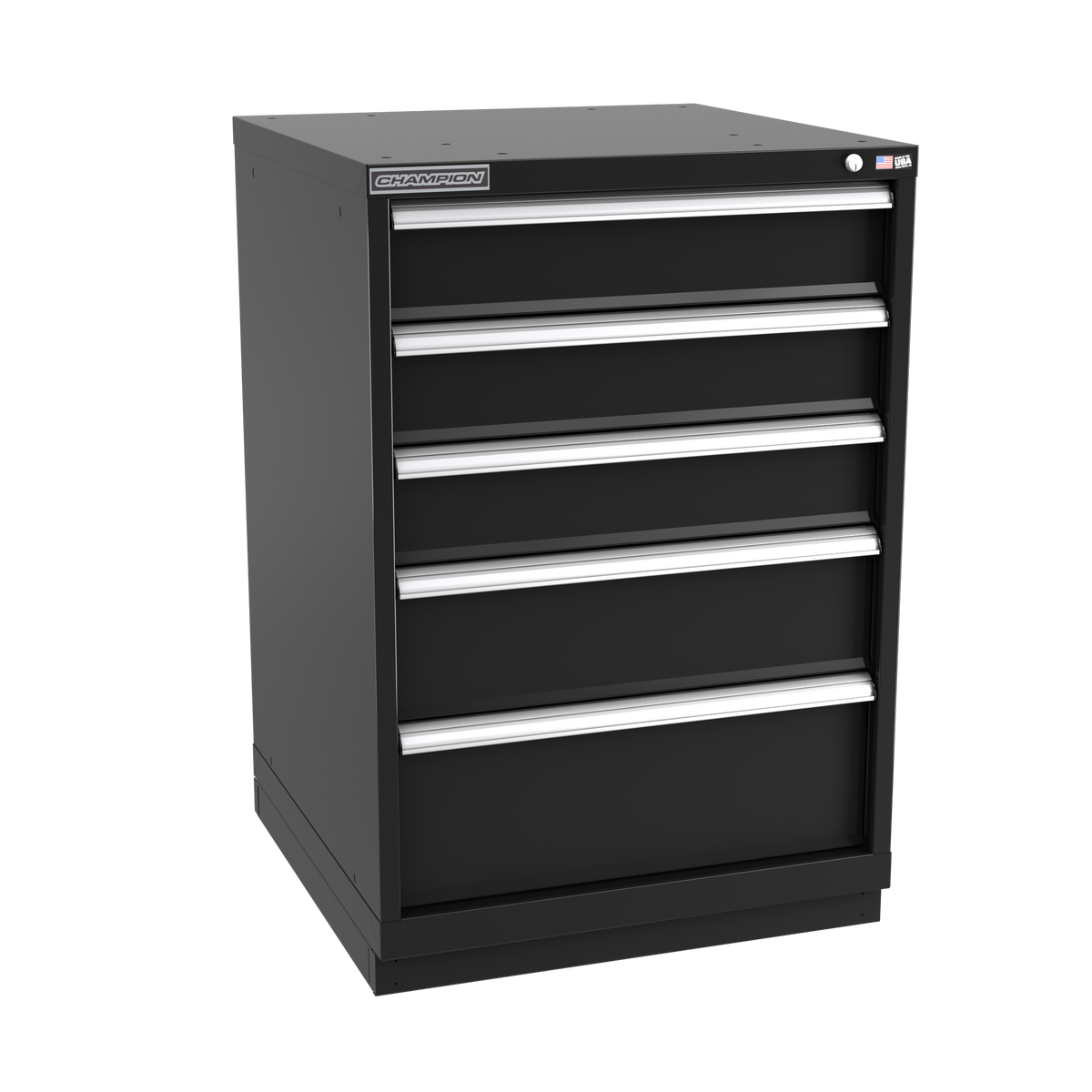 5-Drawer Modular Cabinet SW0502 | 28-1/4"W x 41-3/4"H x 28-1/2"D black