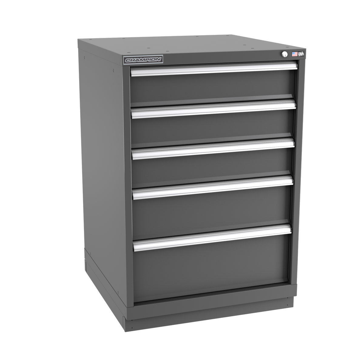 5-Drawer Modular Cabinet SW0502 | 28-1/4"W x 41-3/4"H x 28-1/2"D dark grey