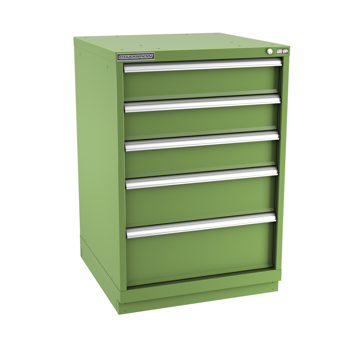 5-Drawer Modular Cabinet SW0502 | 28-1/4"W x 41-3/4"H x 28-1/2"D vista green