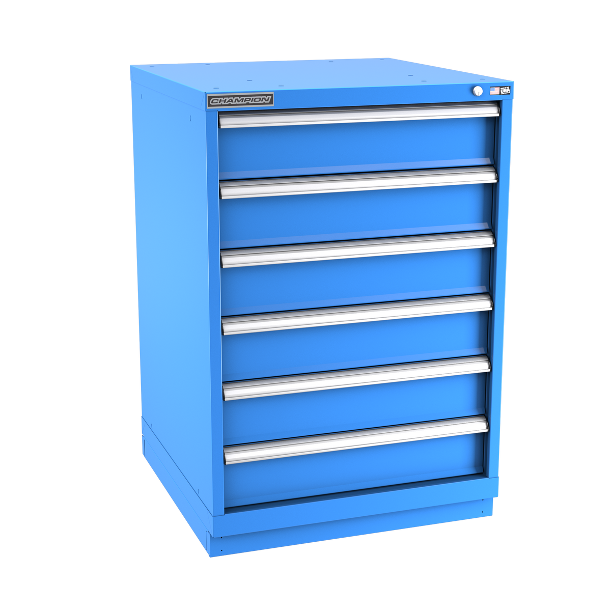 6-Drawer Modular Cabinet SW0601 | 28-1/4"W x 41-3/4"H x 28-1/2"D bright blue