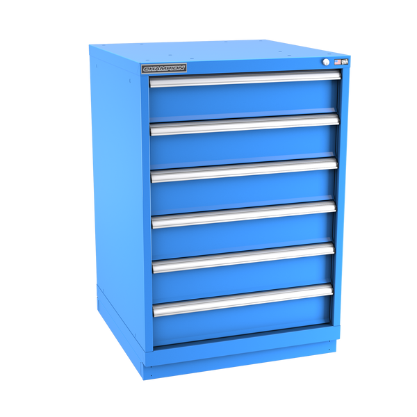 6-Drawer Modular Cabinet SW0601 | 28-1/4"W x 41-3/4"H x 28-1/2"D bright blue