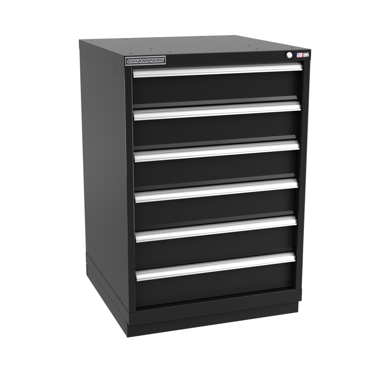 6-Drawer Modular Cabinet SW0601 | 28-1/4"W x 41-3/4"H x 28-1/2"D black