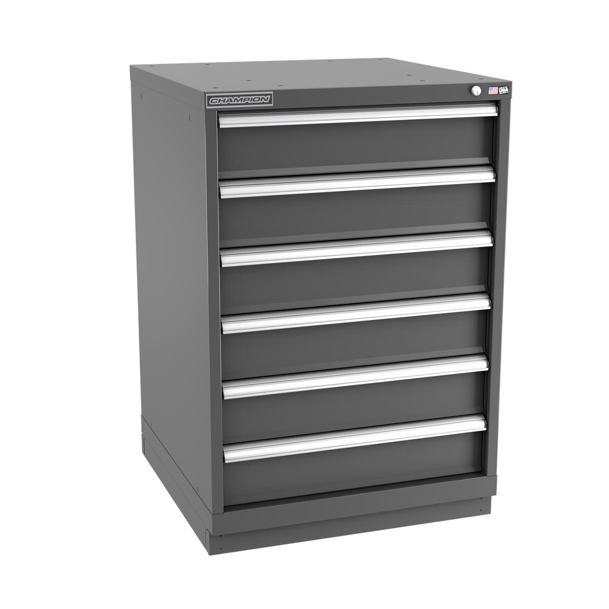 6-Drawer Modular Cabinet SW0601 | 28-1/4"W x 41-3/4"H x 28-1/2"D dark grey