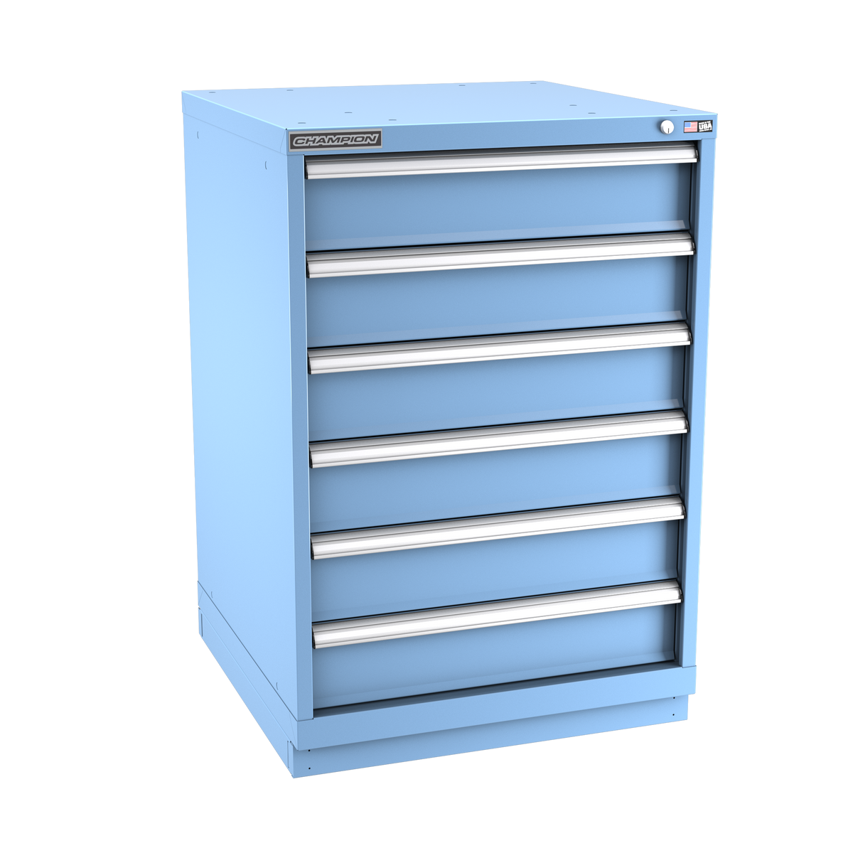 6-Drawer Modular Cabinet SW0601 | 28-1/4"W x 41-3/4"H x 28-1/2"D light blue