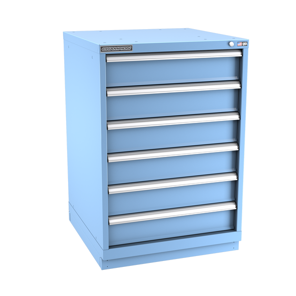 6-Drawer Modular Cabinet SW0601 | 28-1/4"W x 41-3/4"H x 28-1/2"D light blue