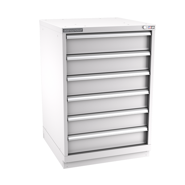 6-Drawer Modular Cabinet SW0601 | 28-1/4"W x 41-3/4"H x 28-1/2"D light grey