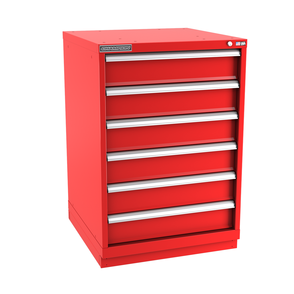 6-Drawer Modular Cabinet SW0601 | 28-1/4"W x 41-3/4"H x 28-1/2"D red