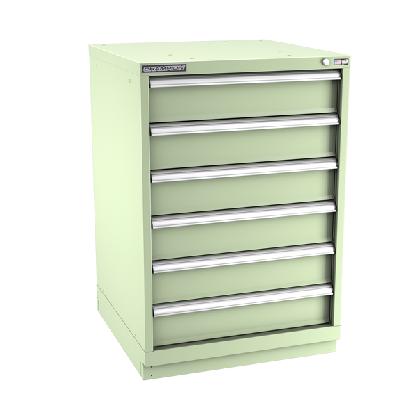 6-Drawer Modular Cabinet SW0601 | 28-1/4"W x 41-3/4"H x 28-1/2"D seafoam green