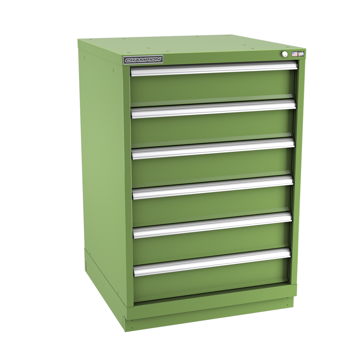 6-Drawer Modular Cabinet SW0601 | 28-1/4"W x 41-3/4"H x 28-1/2"D vista green