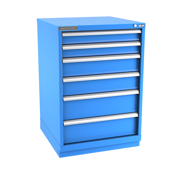 6-Drawer Modular Cabinet SW0602 | 28-1/4"W x 41-3/4"H x 28-1/2"D bright blue