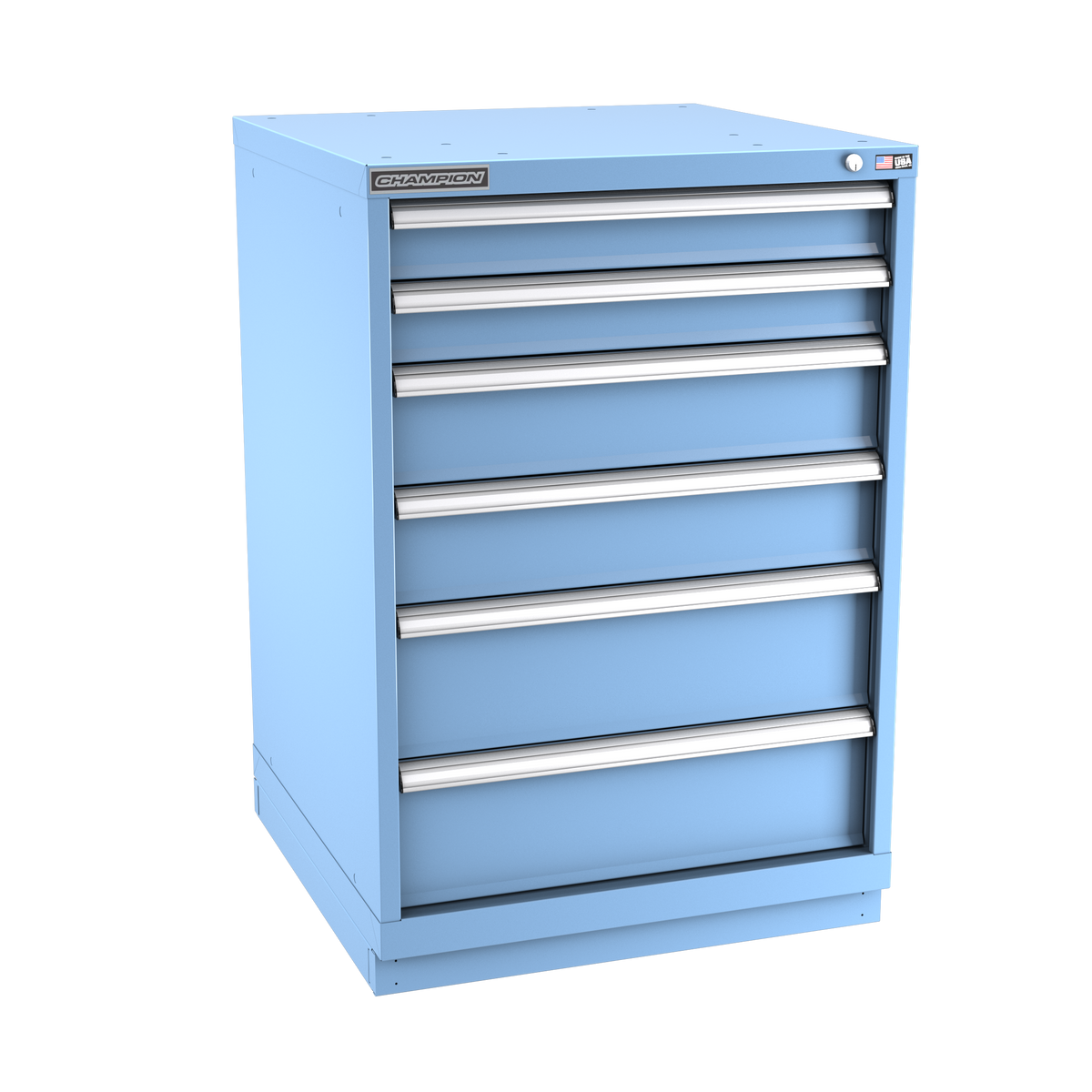 6-Drawer Modular Cabinet SW0602 | 28-1/4"W x 41-3/4"H x 28-1/2"D light blue