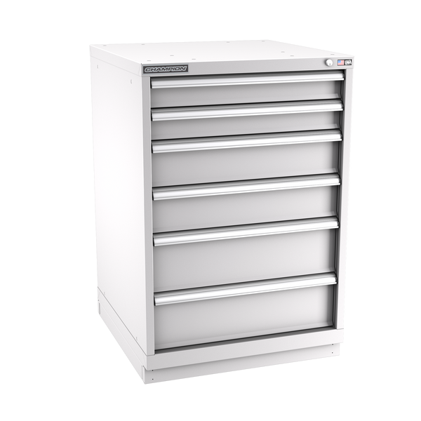 6-Drawer Modular Cabinet SW0602 | 28-1/4"W x 41-3/4"H x 28-1/2"D light grey