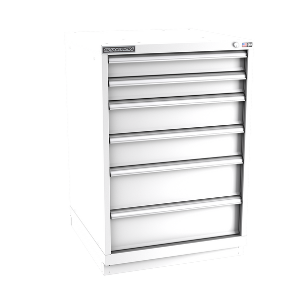 6-Drawer Modular Cabinet SW0602 | 28-1/4"W x 41-3/4"H x 28-1/2"D white