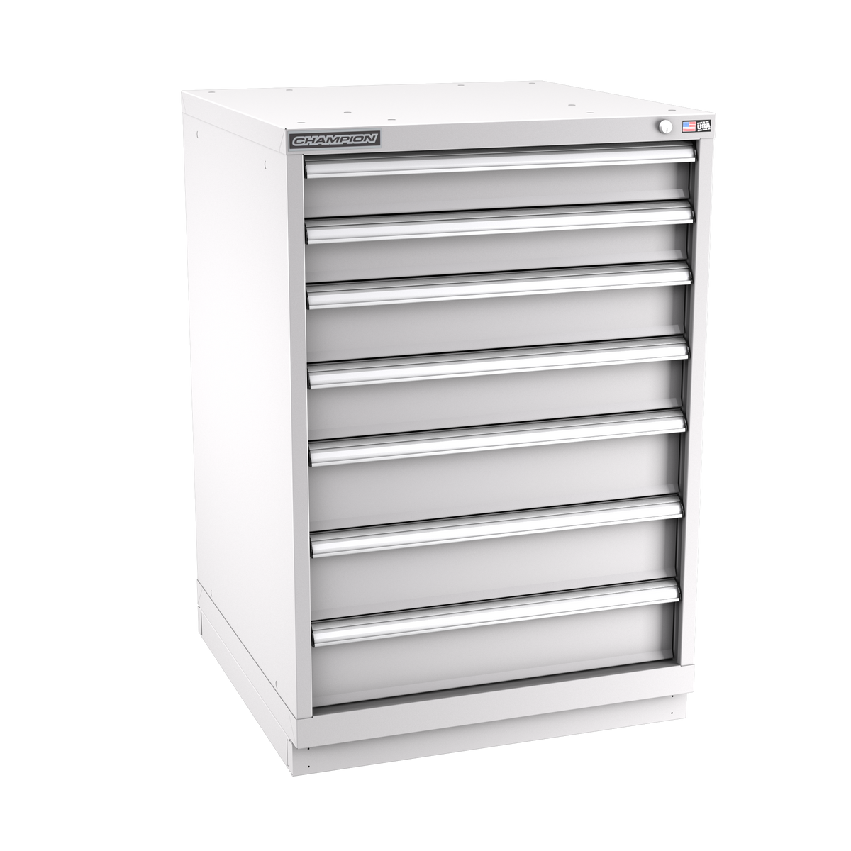 7-Drawer Modular Cabinet SW0702 | 28-1/4"W x 41-3/4"H x 28-1/2"D light grey