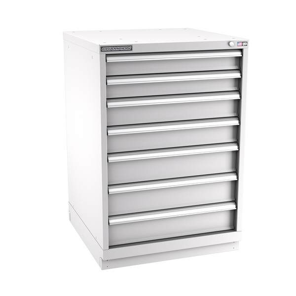 7-Drawer Modular Cabinet SW0702 | 28-1/4"W x 41-3/4"H x 28-1/2"D light grey