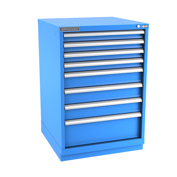 8-Drawer Modular Cabinet SW0801 | 28-1/4"W x 41-3/4"H x 28-1/2"D bright blue