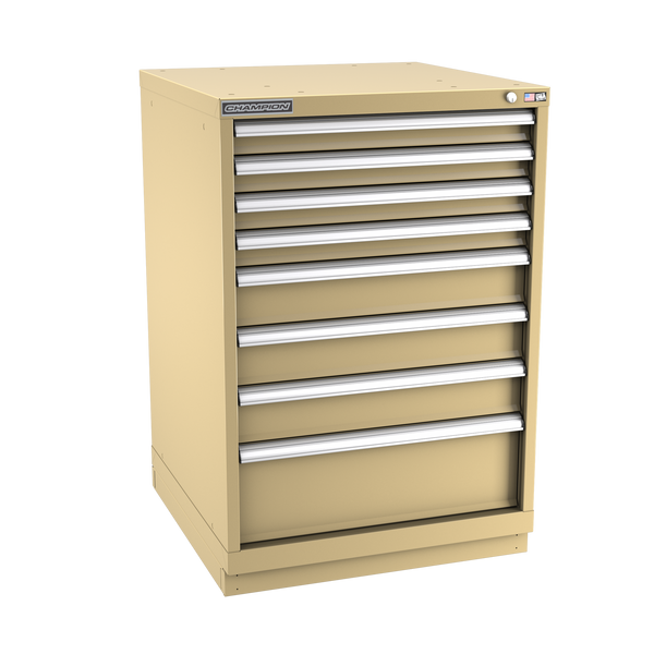 8-Drawer Modular Cabinet SW0801 | 28-1/4"W x 41-3/4"H x 28-1/2"D beige