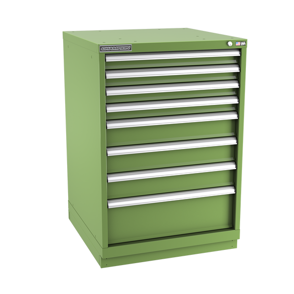 8-Drawer Modular Cabinet SW0801 | 28-1/4"W x 41-3/4"H x 28-1/2"D vista green