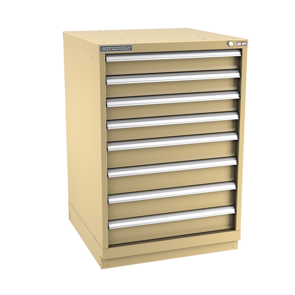 8-Drawer Modular Cabinet SW0802 | 28-1/4"W x 41-3/4"H x 28-1/2"D beige