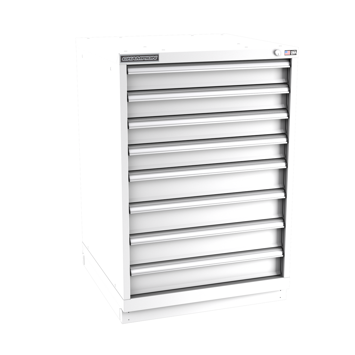 8-Drawer Modular Cabinet SW0802 | 28-1/4"W x 41-3/4"H x 28-1/2"D white