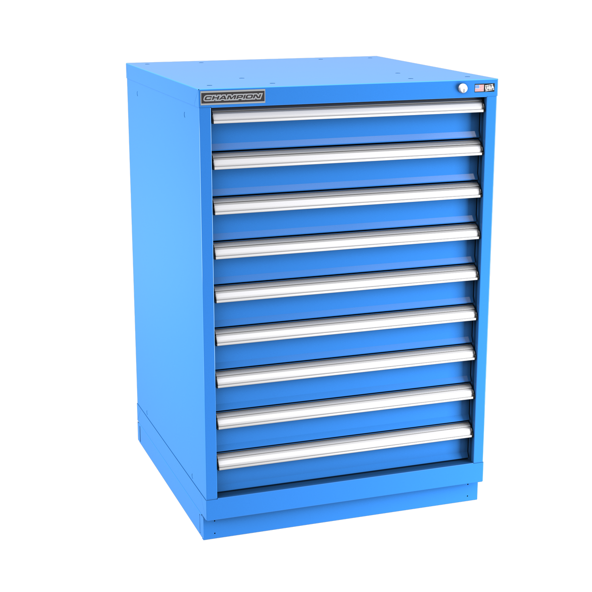 9-Drawer Modular Cabinet SW0902 | 28-1/4"W x 41-3/4"H x 28-1/2"D bright blue