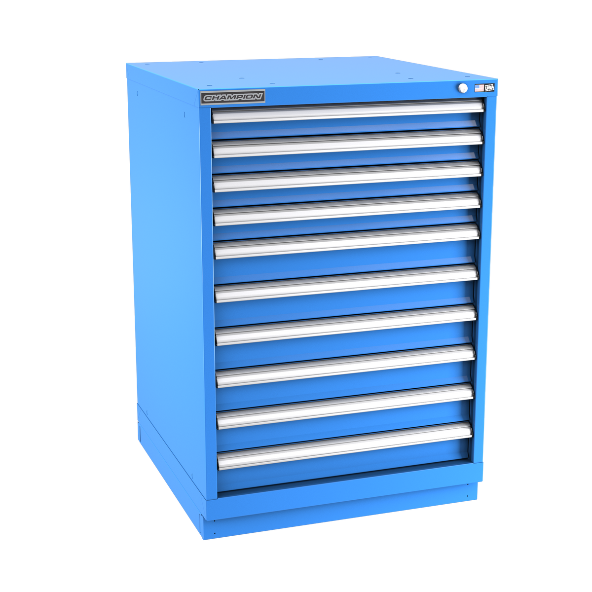 10-Drawer Modular Cabinet SW1001 | 28-1/4"W x 41-3/4"H x 28-1/2"D bright blue