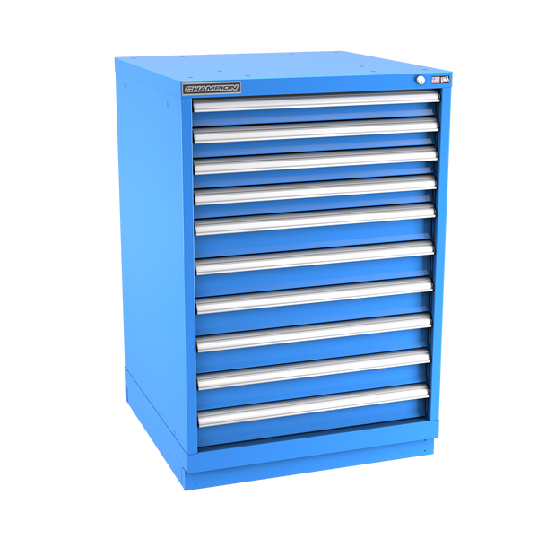 10-Drawer Modular Cabinet SW1001 | 28-1/4"W x 41-3/4"H x 28-1/2"D bright blue