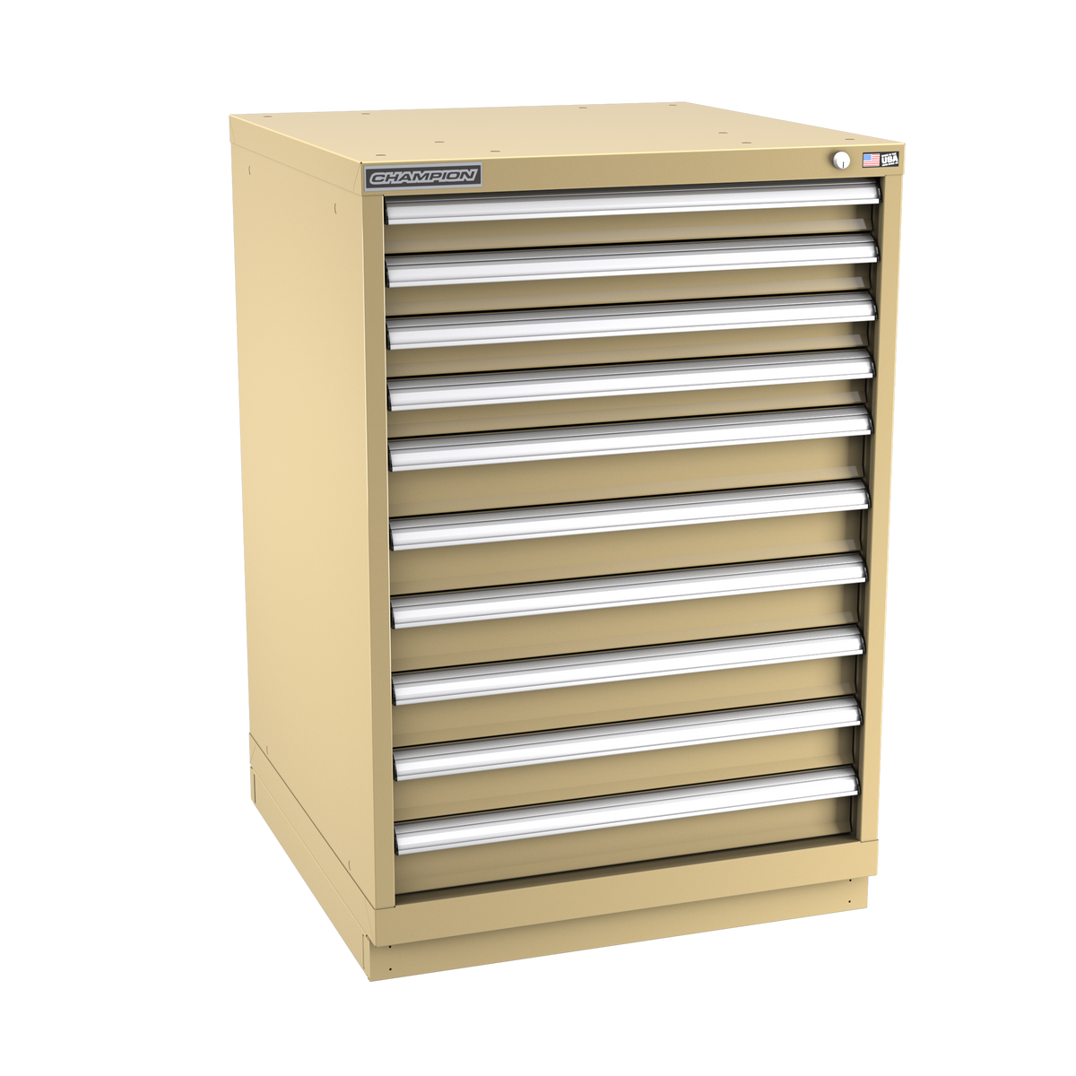 10-Drawer Modular Cabinet SW1001 | 28-1/4"W x 41-3/4"H x 28-1/2"D beige