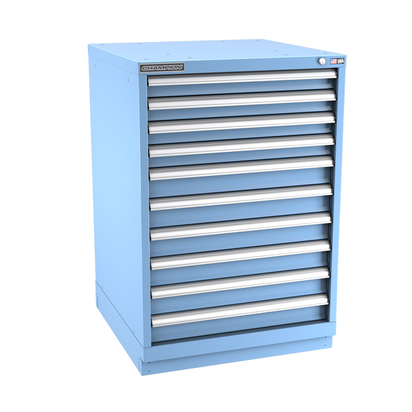 10-Drawer Modular Cabinet SW1001 | 28-1/4"W x 41-3/4"H x 28-1/2"D light blue