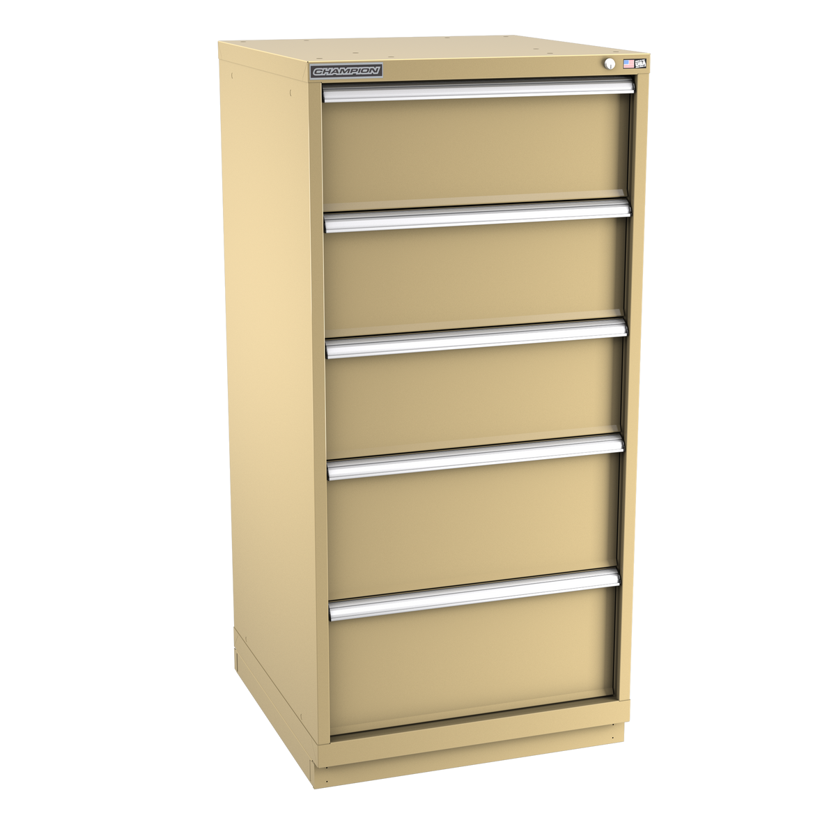 5-Drawer Modular Cabinet SW0501 | 28-1/4"W x 59-1/2"H x 28-1/2"D beige