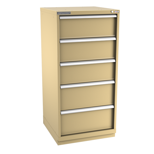 5-Drawer Modular Cabinet SW0501 | 28-1/4"W x 59-1/2"H x 28-1/2"D beige